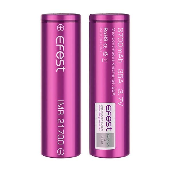 Efest 35A 3700mAh 21700 Battery - The Vape Store