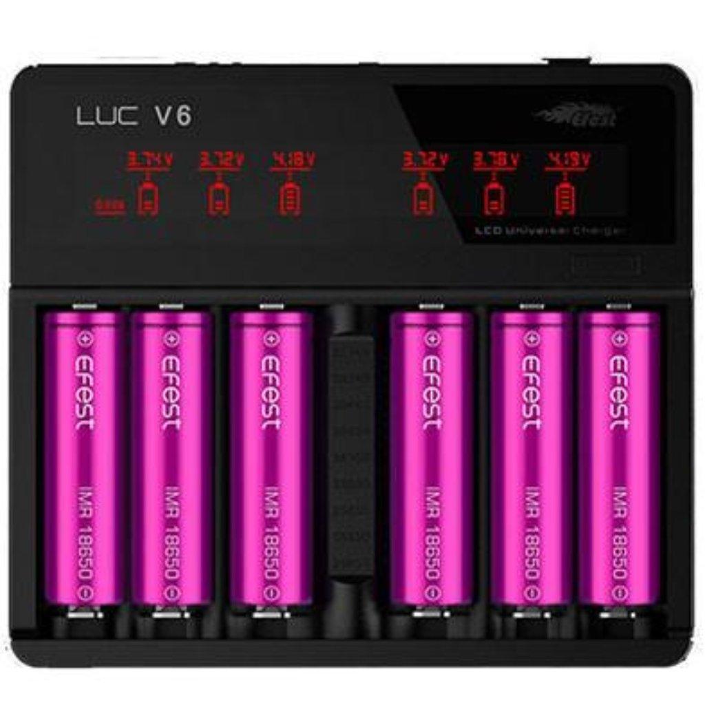 Efest LUC V6 2A Charger (6 Bay) - The Vape Store