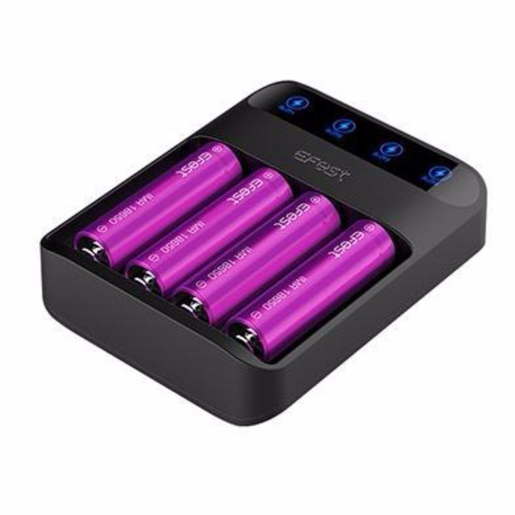 Efest LUSH Q4 Battery Charger - The Vape Store