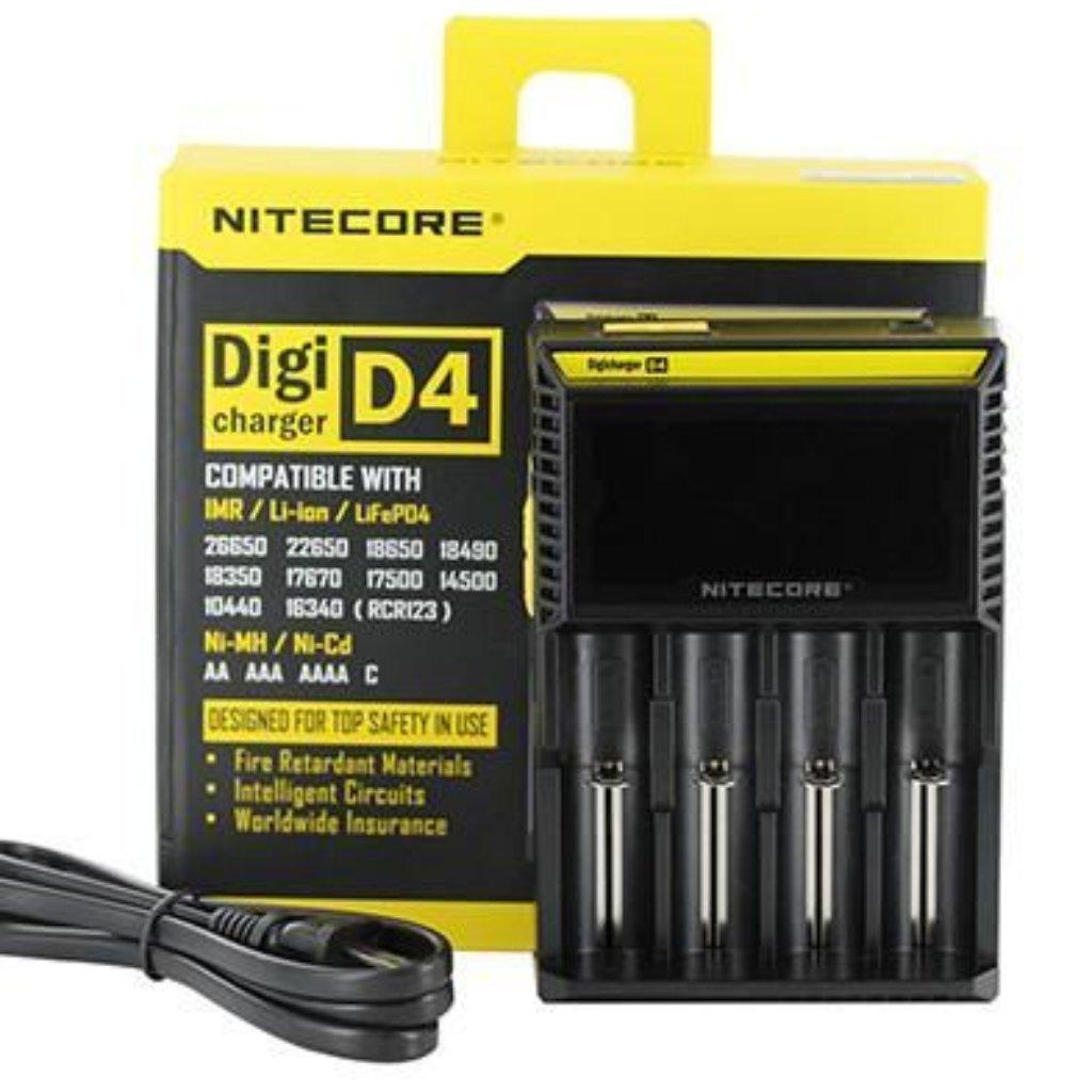 Nitecore Digicharger D4 (4 Bay) - The Vape Store